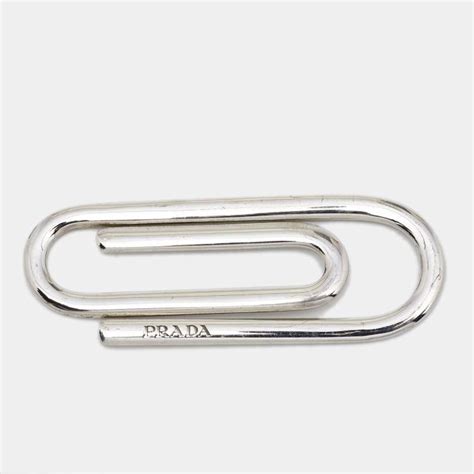 prada paperclip farfetch|Prada money clips.